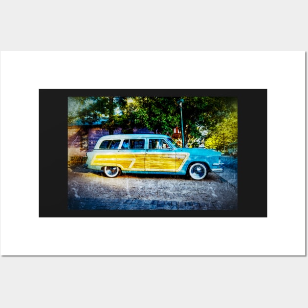 1954 Classic Wagon Wall Art by Custom Autos